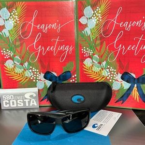 COPY - New Costa Del Mar Cat Cay Smoked Dark Grey Polarized Sunglasses